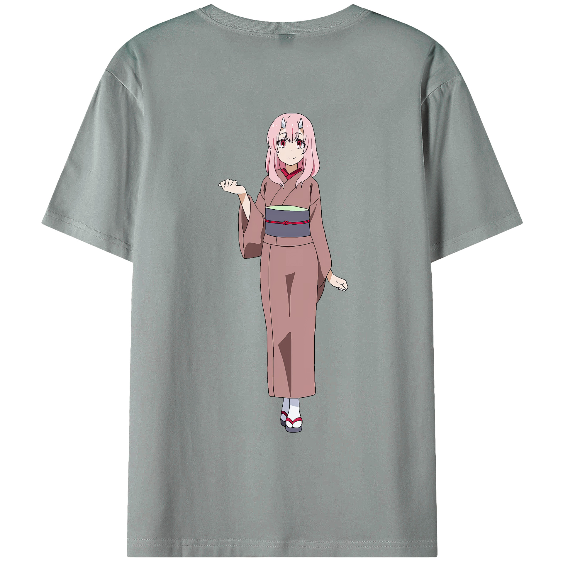 （画像用） 転スラ Regarding Reincarnated to Slime 綿100％ メンズ半袖Tシャツ（バックプリント） 通気性